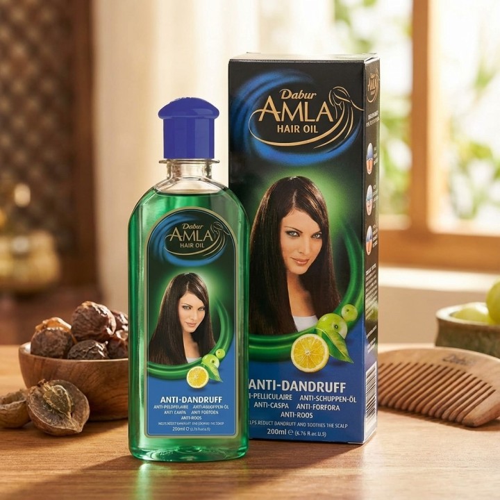 Olejek do włosów przeciwłupieżowy Amla Gold Dabur 200ml - zdjęcie produktu