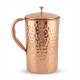 COPPER HAMMERED JUG (BRASS KNOB) 1.5litr [SE 252] - product photo
