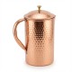 Miedziany Dzbanek Wytłaczany z mosiężnym knotem 2 litry Ayur Water [SE 252] - zdjęcie produktu