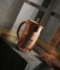 COPPER LUXURY JUG (BRASS KNOB) 2litr [SE 253] - miniatura 2