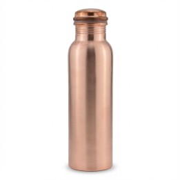 BUTELKA MIEDZIANA Klasyczna Półmatowe wykończenie 950ml Ayur Water [SE 212] - zdjęcie produktu