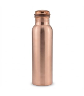 BUTELKA MIEDZIANA Klasyczna Półmatowe wykończenie 950ml Ayur Water [SE 212]