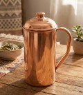 COPPER PLAIN JUG (COPPER KNOB) 1.5litr [SE 250] - miniatura 2