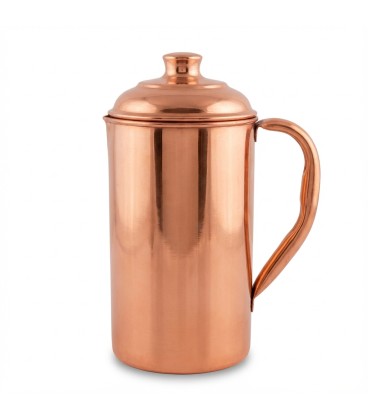 COPPER PLAIN JUG (COPPER KNOB) 2litr [SE 250] - zdjęcie główne produktu