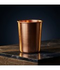 Miedziany kubek na wodę gładki 300ml Ayur Water - miniatura 2