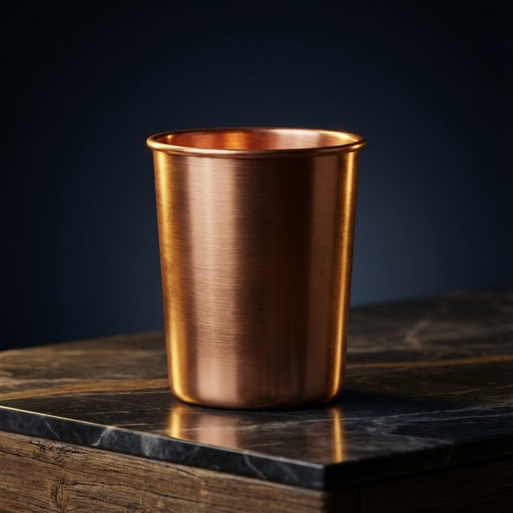 COPPER TUMBLER PLAIN 300ml - product photo