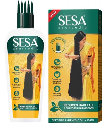 Olejek do włosów Sesa 90ml ajurwedyjska receptura Z wygodnym aplikatorem! - zdjęcie główne produktu