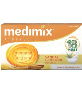 Ajurwedyjskie Mydło Sandałowe (dla skóry z niedoskonałościami) 125g Medimix