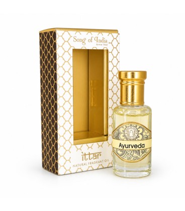 10 ml. Luxurious Veda Perfume Oil in Roll-On Glass Bottles LV11CC Ayurveda - zdjęcie główne produktu