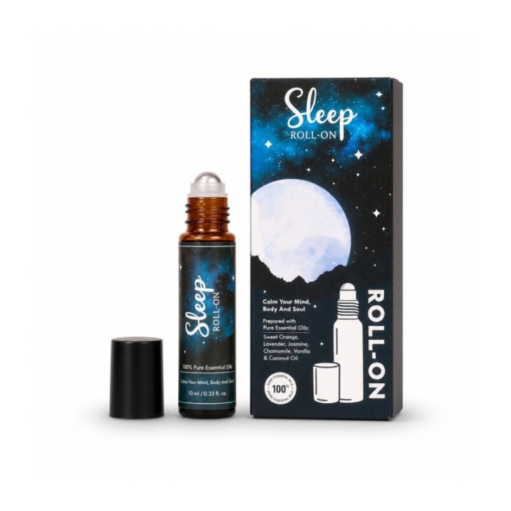 10 ml. Aromatheraphy Sleep in Brown Roll-On Bottle ARSLRL10 Sleep - product photo