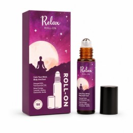 10 ml. Aromatheraphy Sleep in Brown Roll-On Bottle ARSLRL10 Relax - product photo
