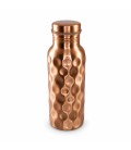 Miedziana Butelka Półmat, Wzór Diamentowy, 850ml Ayur Water [SE 220] - miniatura 1