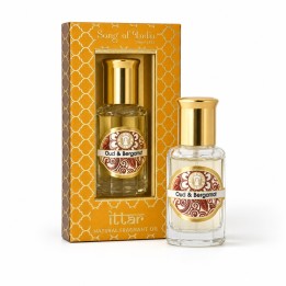 Olejek perfumowany roll-on - Oud & Bergamot - 10 ml. Luxurious Veda - Song of India - zdjęcie produktu
