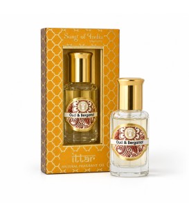 Song of India Luxurious Veda Oud and Bergamot roll-on perfume oil 10 ml