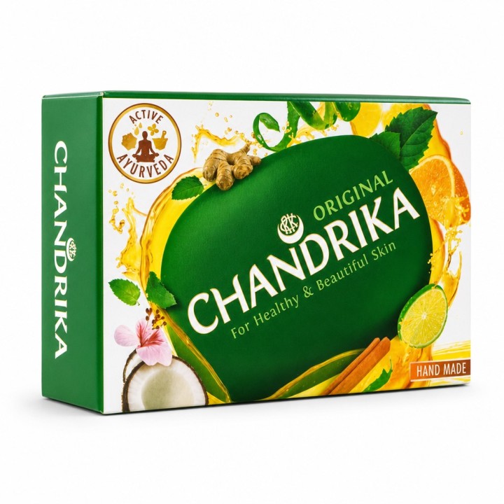 Mydełka Chandrika 5 szt. po 125g. Razem 625g - zdjęcie produktu