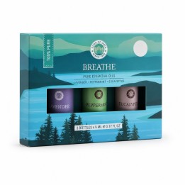 3 Aromatherapy 5 ml. Essential Oil Amber Bottles (Set of 3) in AREO05GB Brethe - product photo