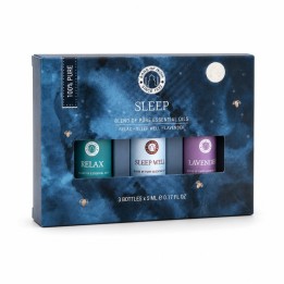 3 Aromatherapy 5 ml. Essential Oil Amber Bottles (Set of 3) in AREO05GB Sleep - product photo