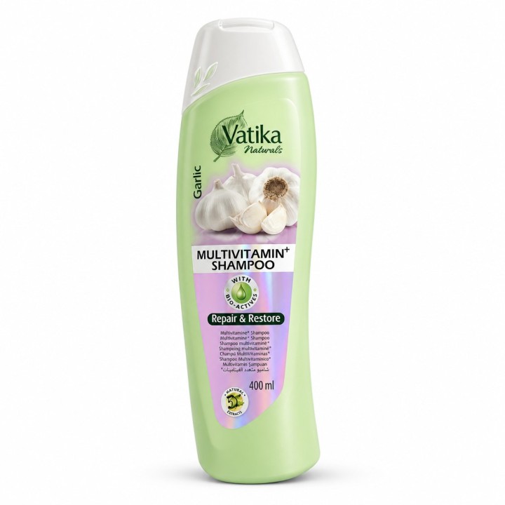 Vatika Nat Garlic MutiVit Shamp 400ml-UK - product photo