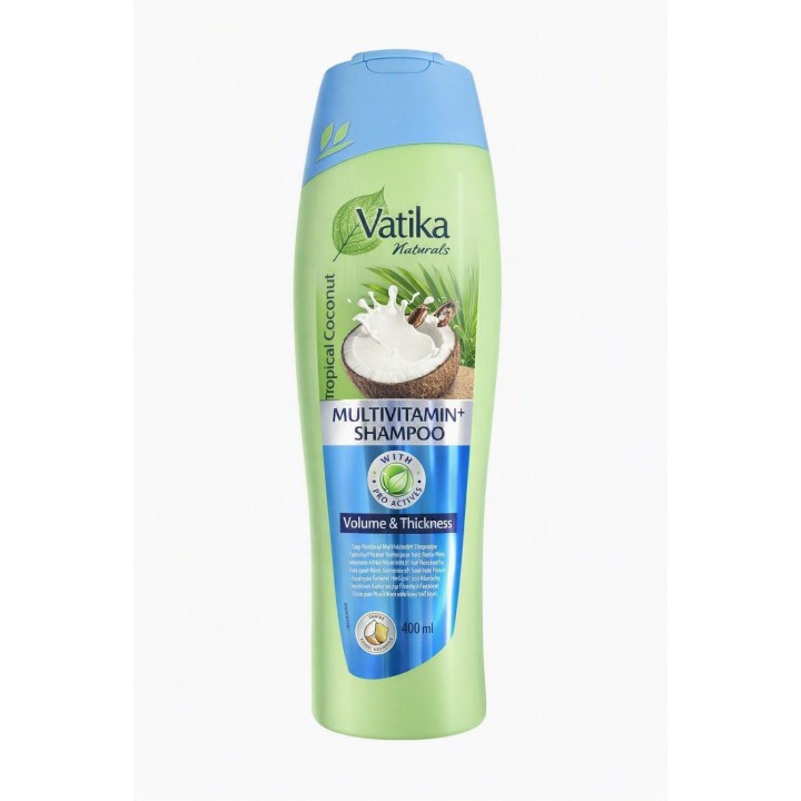 Vatika Nat Coconut MutiVit Shamp 400m-UK