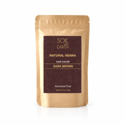 Henna Indyjska CIEMNY BRĄZ 100g Soil&Earth