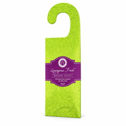 Song of India Potpourri Hanging Sachet with Paisley Design (Set of 12)Lemongrass Fresh - product photo
