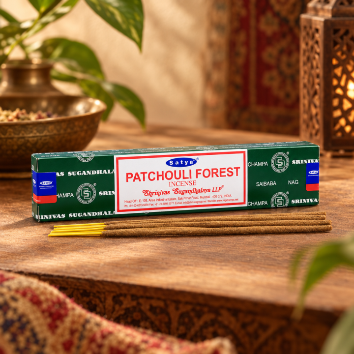 Kadzidła orientalne Nag Champa, Patchouli Forest, 15g - product photo
