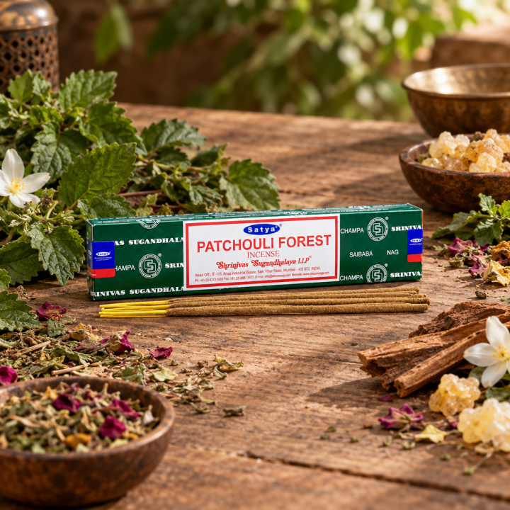 Kadzidła orientalne Nag Champa, Patchouli Forest, 15g - product photo