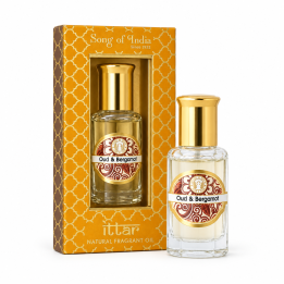 Song of India Luxurious Veda Oud and Bergamot roll-on perfume oil 10 ml - product photo