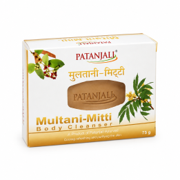 Ajuwerdyjskie mydło z glinką Multani-Mitti 75g PATANJALI - każdy typ skóry - product photo