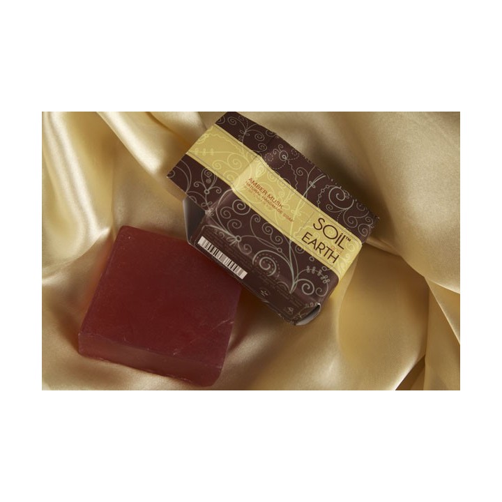 Naturalne Mydło Amber Musk, 100g, Soil & Earth