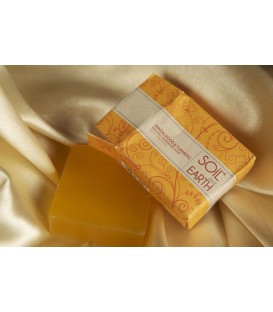 Natural Soap Sandalwood and Turmeric, 125g, Soil & Earth blemishes and acne