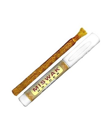 Szczoteczka z drzewa MISWAK 15cm z etui do przechowywania Szczoteczka z drzewa MISWAK 15cm z etui do przechowywania