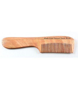 Neem tree hair comb, size D Eco-friendly