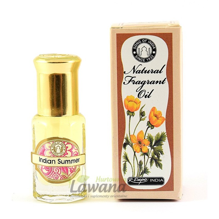 5 ml. Perfume Oil in Roll-On Glass Bottles Indian Summer