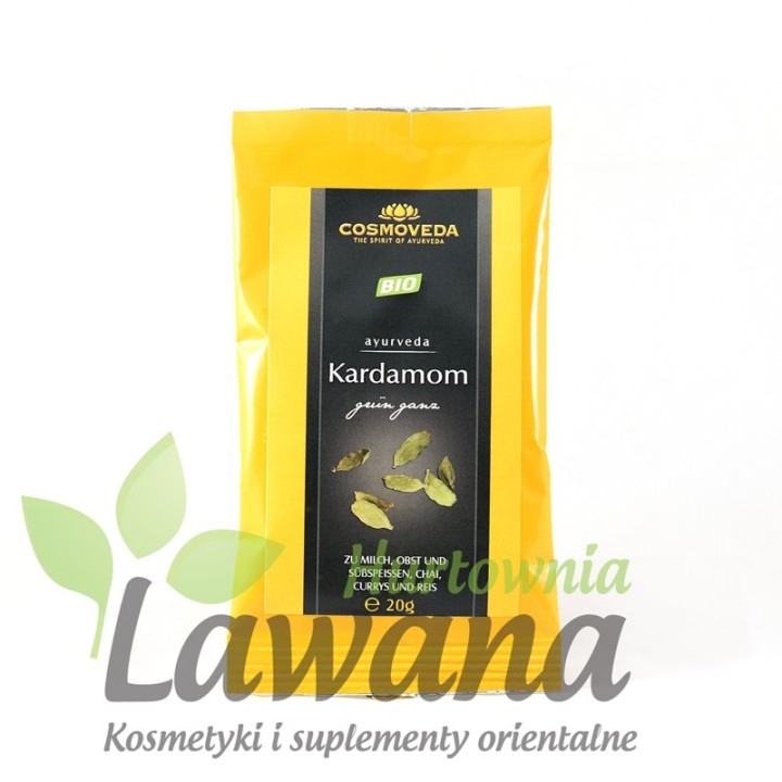 Organic Cardamom green whole 20g