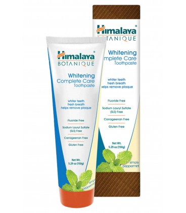 BOTANICZNA PASTA DO ZĘBÓW HIMALAYA Wybielająca z miętą pieprzową 150g BOTANICZNA PASTA DO ZĘBÓW HIMALAYA Wybielająca z miętą pieprzową 150g