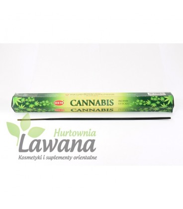 Kadzidła konopne CANNABIS 20 patyczków HEM Kadzidła konopne CANNABIS 20 patyczków HEM
