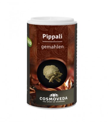 Pieprz długi Pippali ORGANICZNY - sproszkowany 35g Cosmoveda Pieprz długi Pippali ORGANICZNY - sproszkowany 35g Cosmoveda