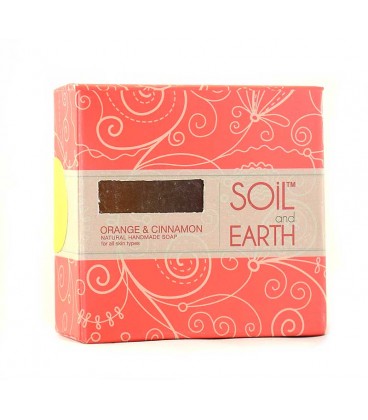 SOIL AND EARTH HANDMADE SOAP- ORANGE 
