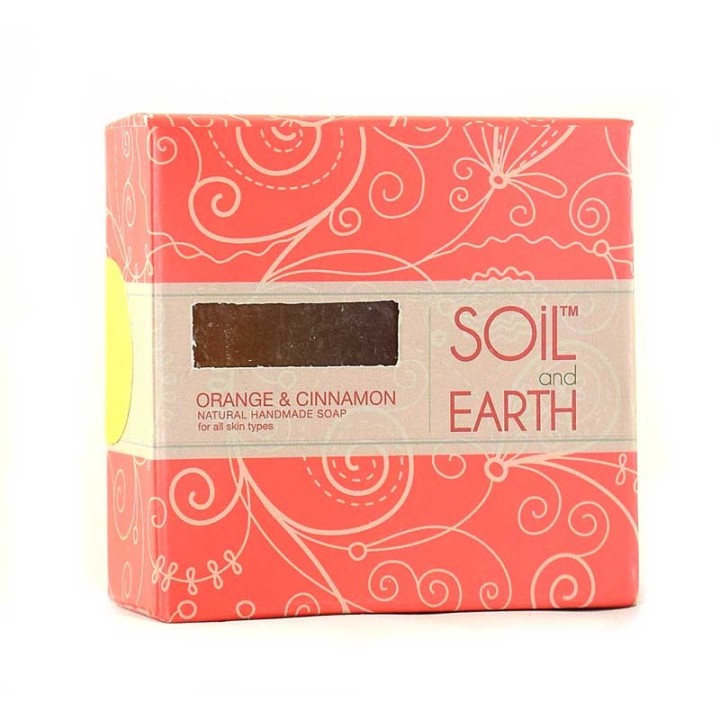 SOIL AND EARTH HANDMADE SOAP- ORANGE 