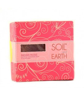 Mydło Orientalne INDYJSKA RÓŻA 125g Soil & Earth - Subtelny Kwiatowy Aromat