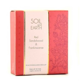 SOIL AND EARTH HANDMADE SOAP- RED SANDALWOOD 