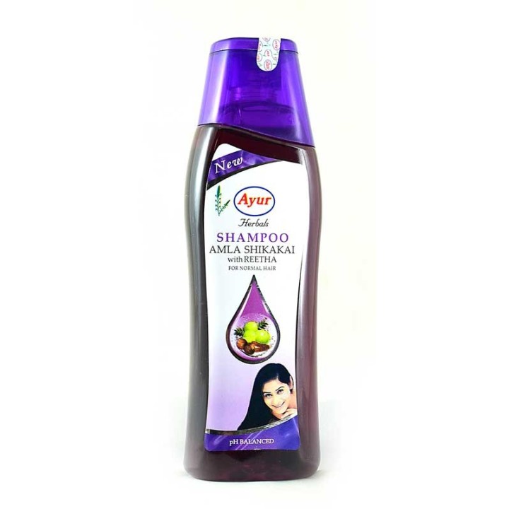 Ayur Herbals Amla Shikakai Reetha Shampoo  200ml