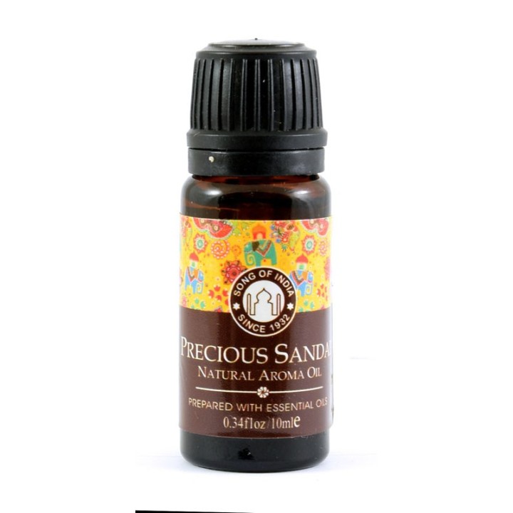 Olejek zapachowy z zakraplaczem, Szlachetny Sandałowiec , Song of India, 10ml