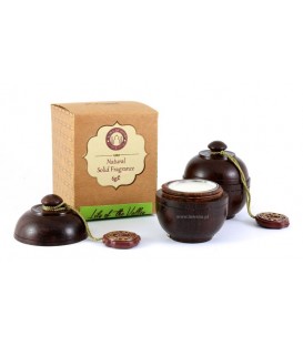 Song of India Lily of the Valley solid perfume in rosewood box 6 g