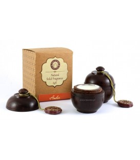Song of India Amber solid perfume in rosewood box 6 g