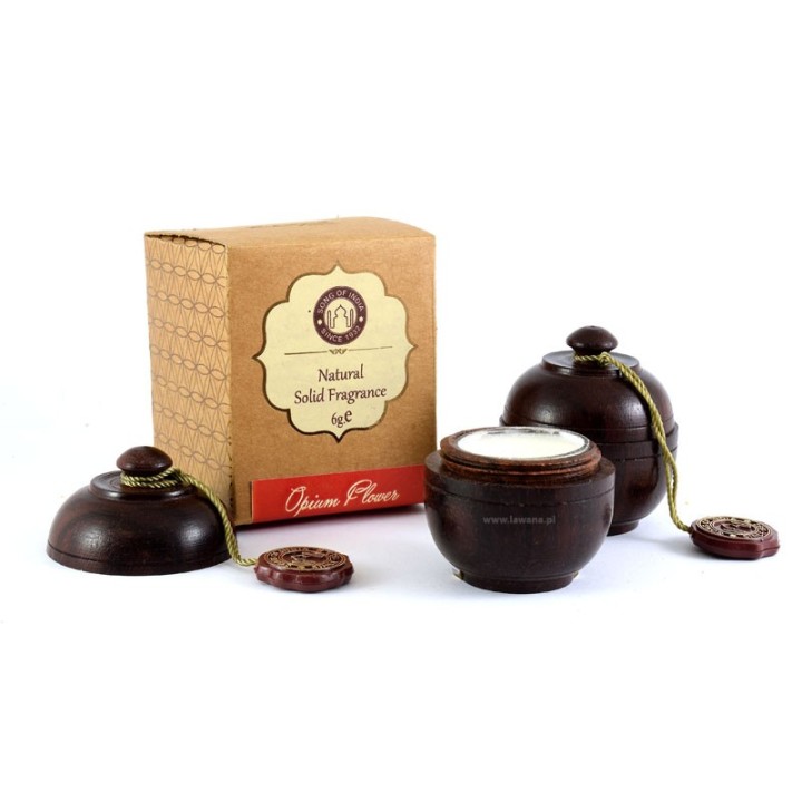 Perfumy w szkatułce z drzewa różanego OPIUM 6g Song of India