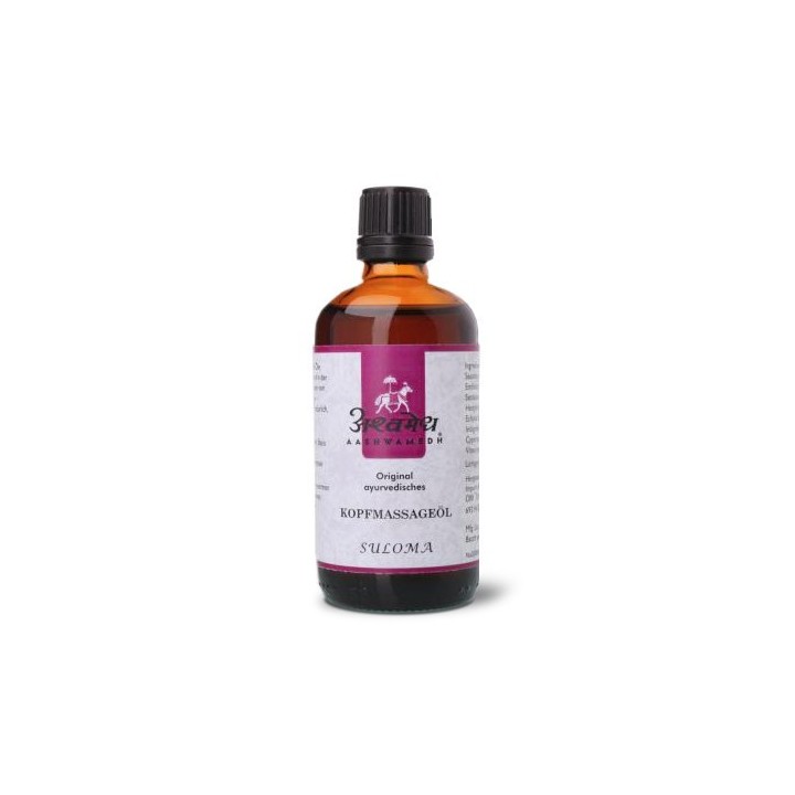 Olejek do masażu głowy Suloma Ayurveda, 30 ml Aashwamedh