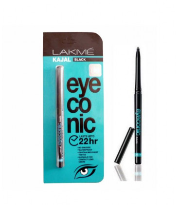 Kajal Iconic No Smudge 0,35 g Lakme - Trwałość do 22 godzin!