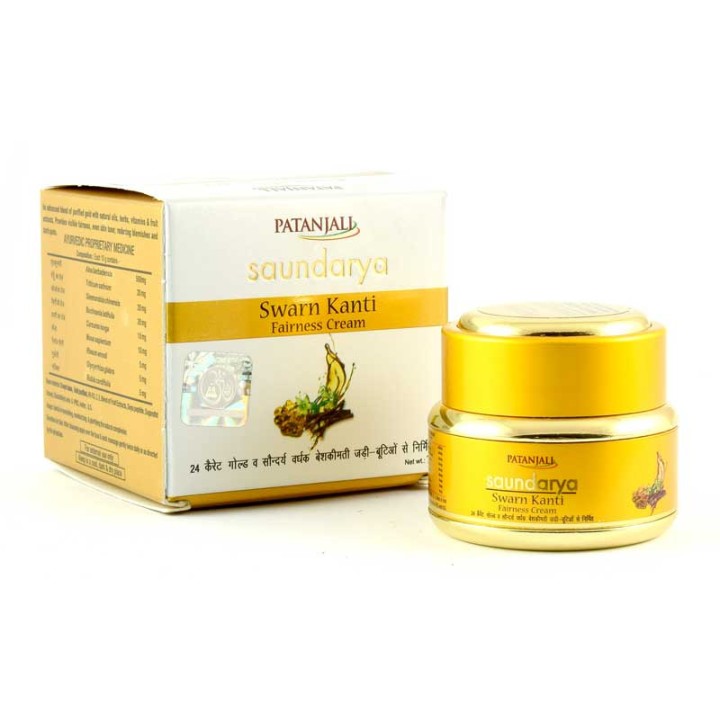 PATANJALI SAUNDARYA SWARN KANTI FAIRNESS CREAM 15g